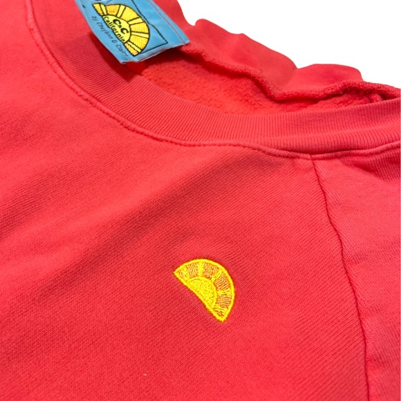 C&C CALIFORNIA Fitted Kangaroo Coral Sweatshirt - Picture 3 of 6